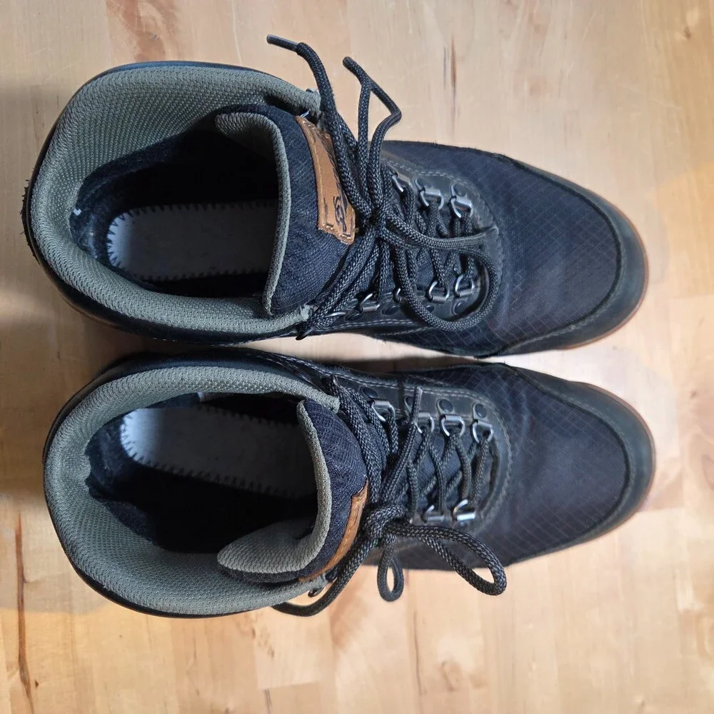 Danner Jag Midnight Black Boots Men's 9D Leather Hiking Waterproof DWR Used